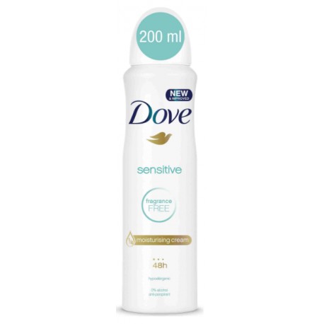 DOVE PURE & SENSITIVE DESODORANTE VAPORIZADOR 200 ML danaperfumerias.com/es/