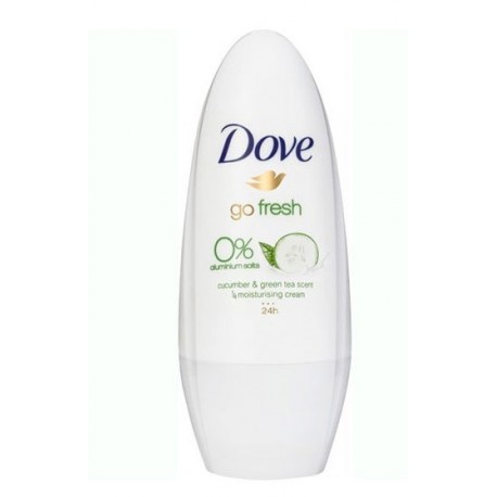 DOVE GO FRESH PEPINO & TE VERDE 0% ALUMINIO DESODORANTE ROLL ON 50 ML danaperfumerias.com/es/