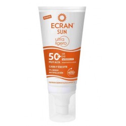 ECRAN SUN ULTRLIGERO PROTECTOR CARA Y ESCOTE SPF 50 50ML