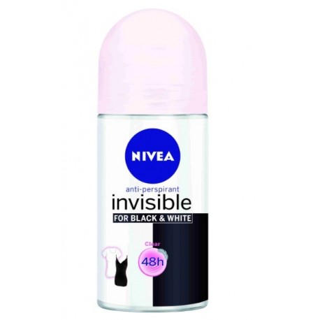 NIVEA BLACK AND WHITE INVISIBLE DESODORANTE ROLL ON 50 ML danaperfumerias.com/es/