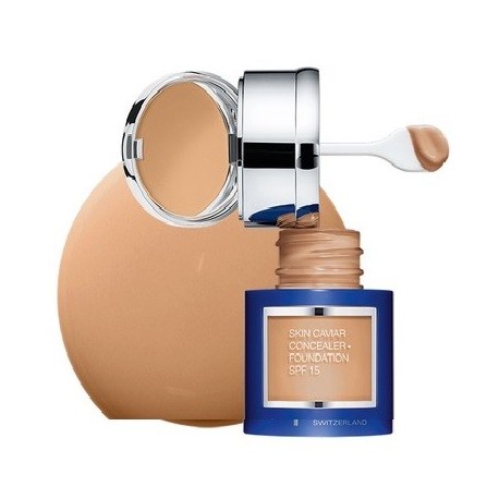 LA PRAIRIE SKIN CAVIAR CONCEALER FOUNDATION SPF 15 BASE DE MAQUILLAJE GOLDEN BEIGE 30 ML danaperfumerias.com