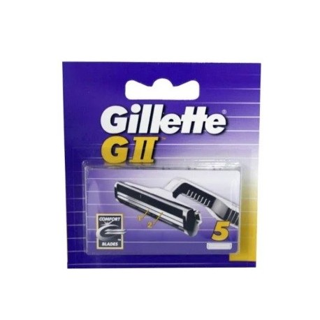 GILLETTE G-II RECAMBIOS 5 UNIDADES danaperfumerias.com/es/