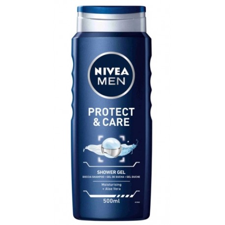 Comprar productos de hombre NIVEA MEN GEL DE DUCHA PROTECT AND CARE 500ML danaperfumerias.com