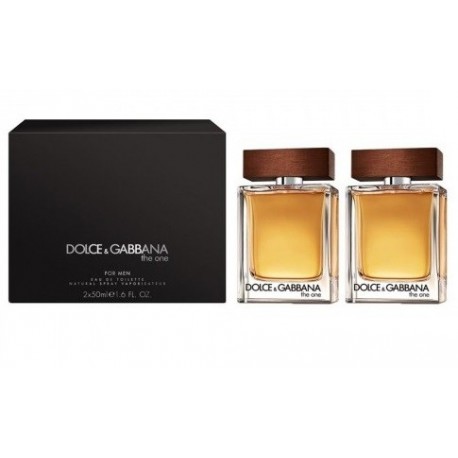 comprar perfumes online hombre DOLCE & GABBANA THE ONE MEN EDT 2x50 ML