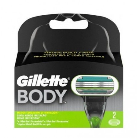 GILETTE BODY CARGADOR 2 RECAMBIOS danaperfumerias.com/es/