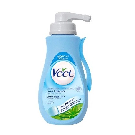 VEET CREMA DEPILATORIA PIEL SENSIBLE DOSIFICADOR 400ML danaperfumerias.com/es/