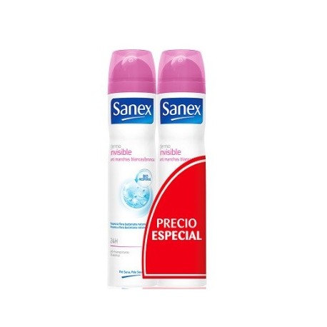 SANEX DESODORANTE DERMO INVISIBLE SPRAY 2x200 ML danaperfumerias.com/es/