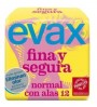 EVAX FINA Y SEGURA COMPRESAS NORMAL CON ALAS 12 UNIDADES danaperfumerias.com/es/