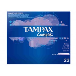 TAMPAX COMPAK TAMPONES LITES 22 UNIDADES danaperfumerias.com/es/