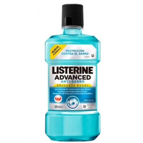 LISTERINE ENJUAGUE BUCAL ANTI-SARRO MENTA POLAR 500ML danaperfumerias.com/es/