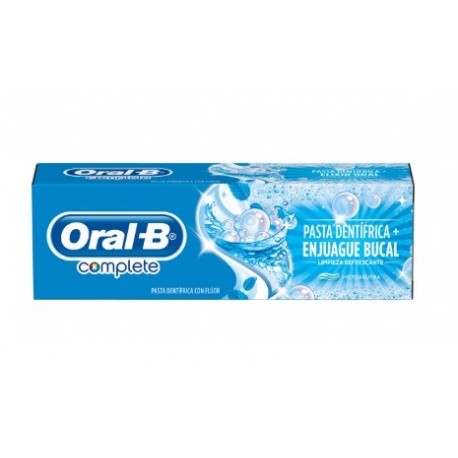 ORAL B COMPLETE PASTA DE DIENTES EFECTO ENJUAGUE BUCAL 75 ML danaperfumerias.com/es/