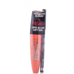 RIMMEL SCANDALEYES RELOADED MASCARA 001 BLACK+KAJAL EYE PENCIL 61