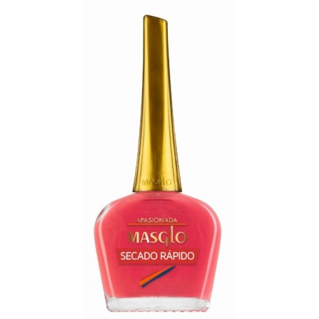 MASGLO ESMALTE UÑAS SECADO RAPIDO  APASIONADA 13.5Ml