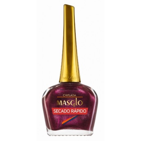 MASGLO ESMALTE UÑAS SECADO RAPIDO  CHIFLADA 13.5ML