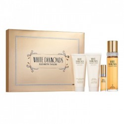 comprar perfumes online ELIZABETH TAYLOR WHITE DIAMONDS EDT 100 ML + EDT 10 ML + S/G + B/L SET REGALO mujer