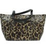 VICTORIA'S SECRET LEATHER EW TOTE LEOPARD BOLSO