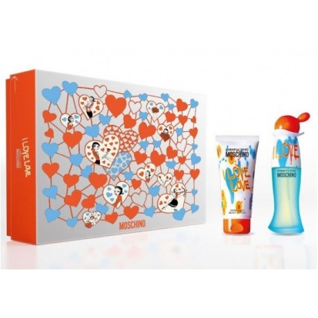 Comprar perfumes online set MOSCHINO CHEAP & CHIC I LOVE LOVE EDT 30 ML + B/LOC 50 ML SET REGALO