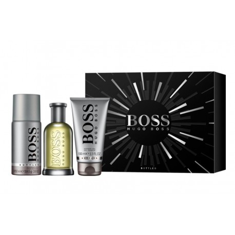 HUGO BOSS BOSS BOTTLED EDT 100 ML + DEO STICK 75 ML  + GEL 100 ML SET REGALO