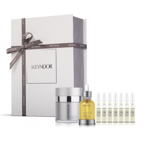 SKEYNDOR ETERNAL CREAM 50 ML + SLEEPING OIL 30 ML + UNIQCURE 7 X 2ML SET REGALO danaperfumerias.com/es/