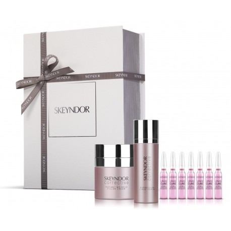 SKEYNDOR CORRECTIVE CREAM 50 ML + SERUM 30 ML + UNIQ CURE 7X2 ML SET REGALO