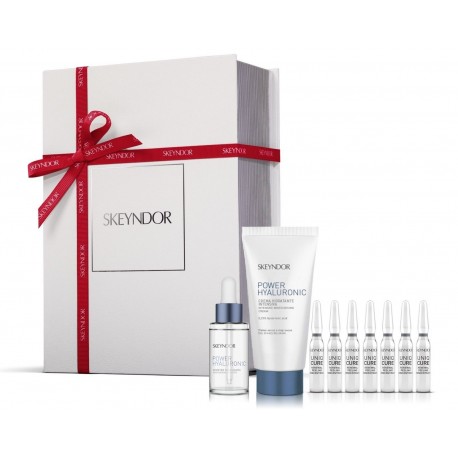 SKEYNDOR POWER HYALURONIC P/S 50 ML + BOOSTER 30 ML + UNIQ CURE 7X2 ML SET REGALO