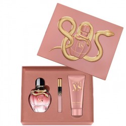 Comprar perfumes online set PACO RABANNE PURE XS FOR HER EDP 80 ML + BODY LOCION 100ML + MINIATURA 10ML