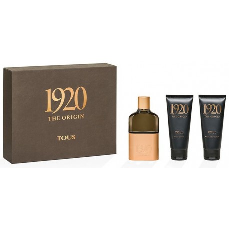 TOUS 1920 THE ORIGIN MAN EDT 100 ML + GEL 100 ML + A/S 100 ML SET danaperfumerias.com/es/