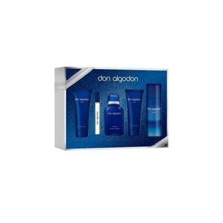 comprar perfumes online hombre DON ALGODON HOMBRE EDT 100 ML+DEO 150ML+GEL 75ML+AFTER SHAVE 75ML+MINI 10ML SET REGALO