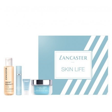 LANCASTER SKIN LIFE CREMA DIA 50 ML + CONTORNO OJOS 15ML + AGUA MICELAR 100ML SET REGALO danaperfumerias.com/es/