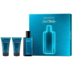 DAVIDOFF COOL WATER MEN EDT 75ML +S/G 50 + A/S 50 ML SET REGALO