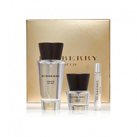 BURBERRY TOUCH FOR MEN EDT 100 ML + EDT 30 ML + MINI 7.5 ML SET REGALO