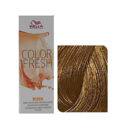 WELLA PROFESSIONAL COLOR FRESH COLORACION SEMIPERMANENTE 7/3 RUBIO MEDIO DORADO 75ML danaperfumerias.com/es/