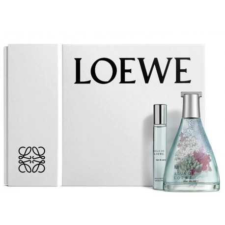 comprar perfumes online hombre LOEWE AGUA MAR DE CORAL EDT 100 ML + EDT 20 ML SET REGALO