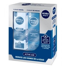 NIVEA FOR MEN ACTIVE AGE CREMA DIA 50ML + CREMA NOCHE 50ML