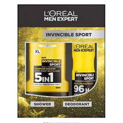 L'OREAL MEN EXPERT INVINCIBLE SPORT DESODORANTE 150ML + GEL 300 ML danaperfumerias.com/es/