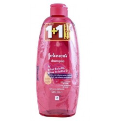 JOHNSON'S BABY GOTAS DE BRILLO CHAMPU 2x500ML