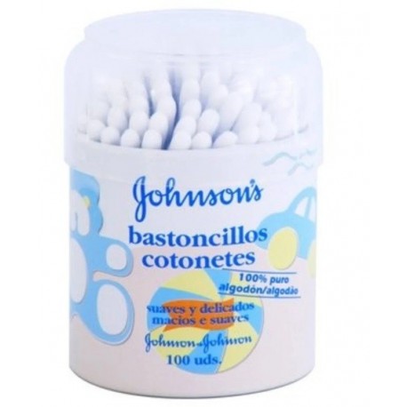 JOHNSON'S BABY BASTONCILLOS PARA BEBE 100 UNIDADES