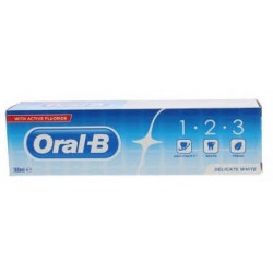 ORAL B 1-2-3 PASTA DENTAL DELICATE WHITE 100 ML danaperfumerias.com/es/