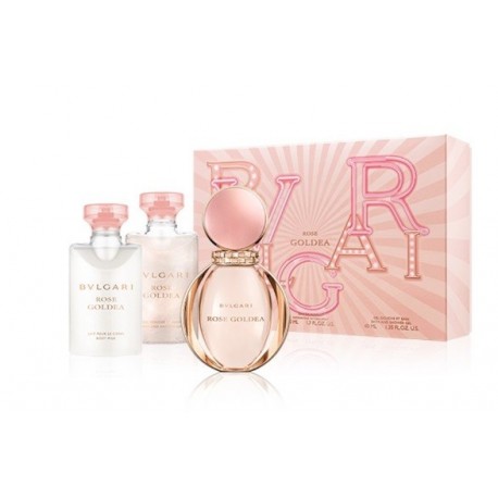 comprar perfumes online BVLGARI GOLDEA ROSE EDP 50 ML +B/L 40 ML + GEL 40 ML SET REGALO mujer