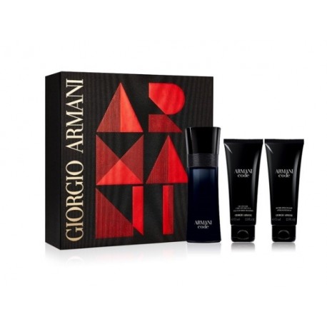 Comprar perfumes online set ARMANI CODE POUR HOMME EDT 75 ML + SHOWER GEL 75 ML + A/S 75 ML SET REGALO