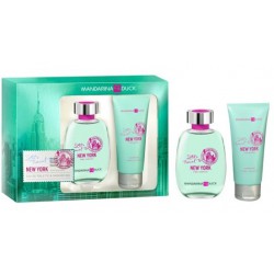 MANDARINA DUCK NEW YOK FOR WOMAN EDT 100ML + SHOWER GEL 100ML SET REGALO