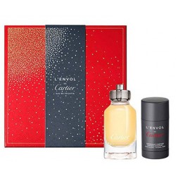 Comprar perfumes online set CARTIER L'ENVOL EDT 80ML + DESODORANTE STICK 75 GR SET REGALO