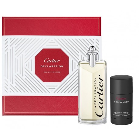 comprar perfumes online hombre CARTIER DECLARATION EDT 100 ML + DEO STICK 75 GR SET REGALO