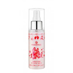 ESSENCE HO!HO!HO! SPRAY SHIMMER PARA CUERPO Y PELO 01 BE MERRY & BRIGT! 100ML