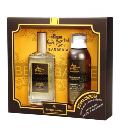 comprar perfumes online hombre ALVAREZ GOMEZ BARBERIA COLONIA 150 ML + ESPUMA DE AFEITAR 150 ML SET REGALO
