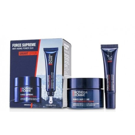 BIOTHERM HOMME FORCE SUPREME ANTI-AGING POWER CREMA 50ML + EYE SERUM 15 ML