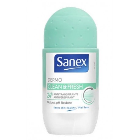 SANEX CLEAN & FRESH DESODORANTE ROLL ON 50ML danaperfumerias.com/es/