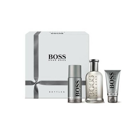 HUGO BOSS BOSS BOTTLED EDT 200 ML + DEO SPRAY 150 ML + A/S BALM 75 ML SET