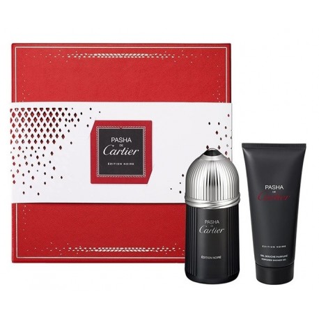 comprar perfumes online hombre CARTIER PASHA NOIRE EDITION EDT 100 ML + SHOWER GEL 100 ML SET REGALO