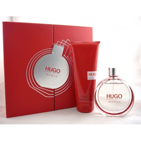 HUGO BOSS HUGO WOMAN EDP 75 ML + B/L 200 ML SET REGALO